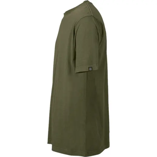 Heritage Washed T-shirt Olive Side